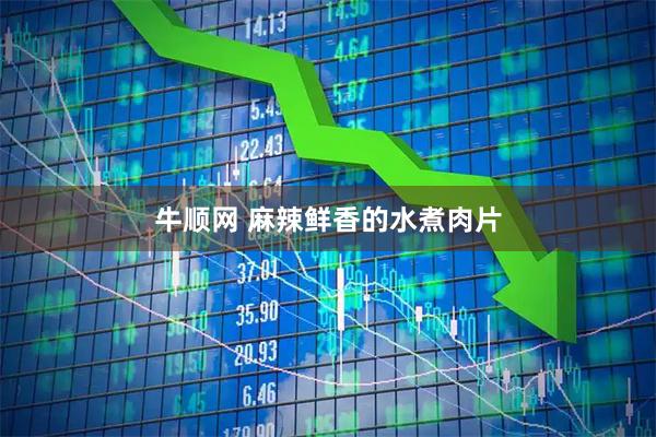 牛顺网 麻辣鲜香的水煮肉片
