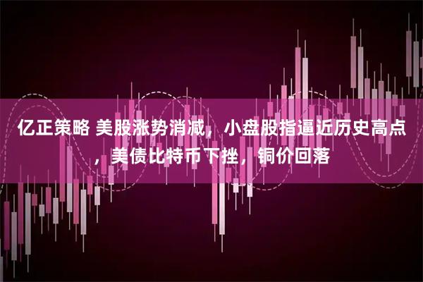 亿正策略 美股涨势消减，小盘股指逼近历史高点，美债比特币下挫，铜价回落