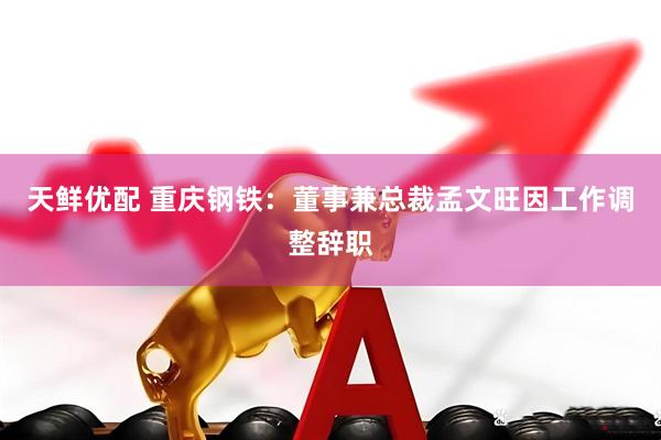 天鲜优配 重庆钢铁：董事兼总裁孟文旺因工作调整辞职
