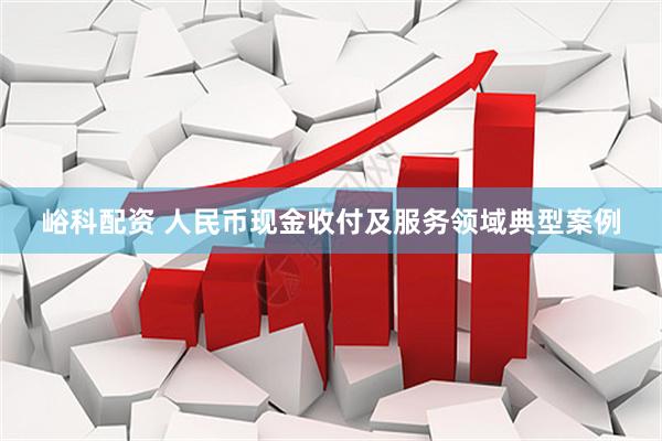 峪科配资 人民币现金收付及服务领域典型案例